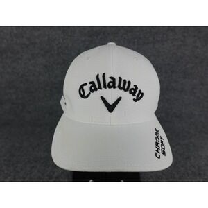 Callaway Golf Cap White Black Embroidered Logo Chrome Soft Paradym Odyssey APEX